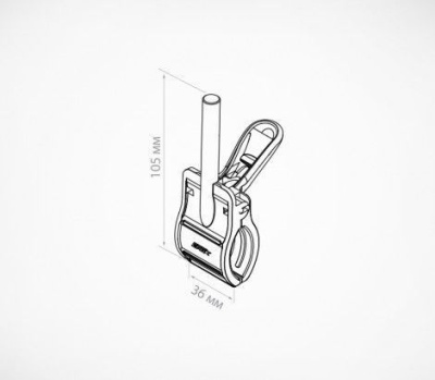  Большая универсальная прищепка CLAMP