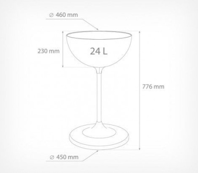  Дисплей UNIBOWL 24 л