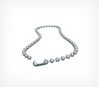  Шариковая металлическая цепь в отрезках с замком-соединителем BALL CHAIN