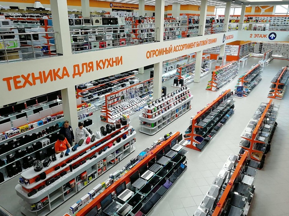 Портфолио, примеры работ, проекты компании Все для Торговли. Объект - Магазин DNS (г. Чехов - «На Симферопольском»)