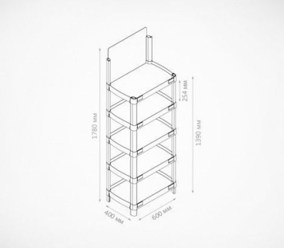  Пластиковый дисплей UNIFLEX