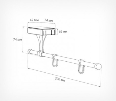  Магнитный держатель вывески MAG-FLEX-TUBE-I