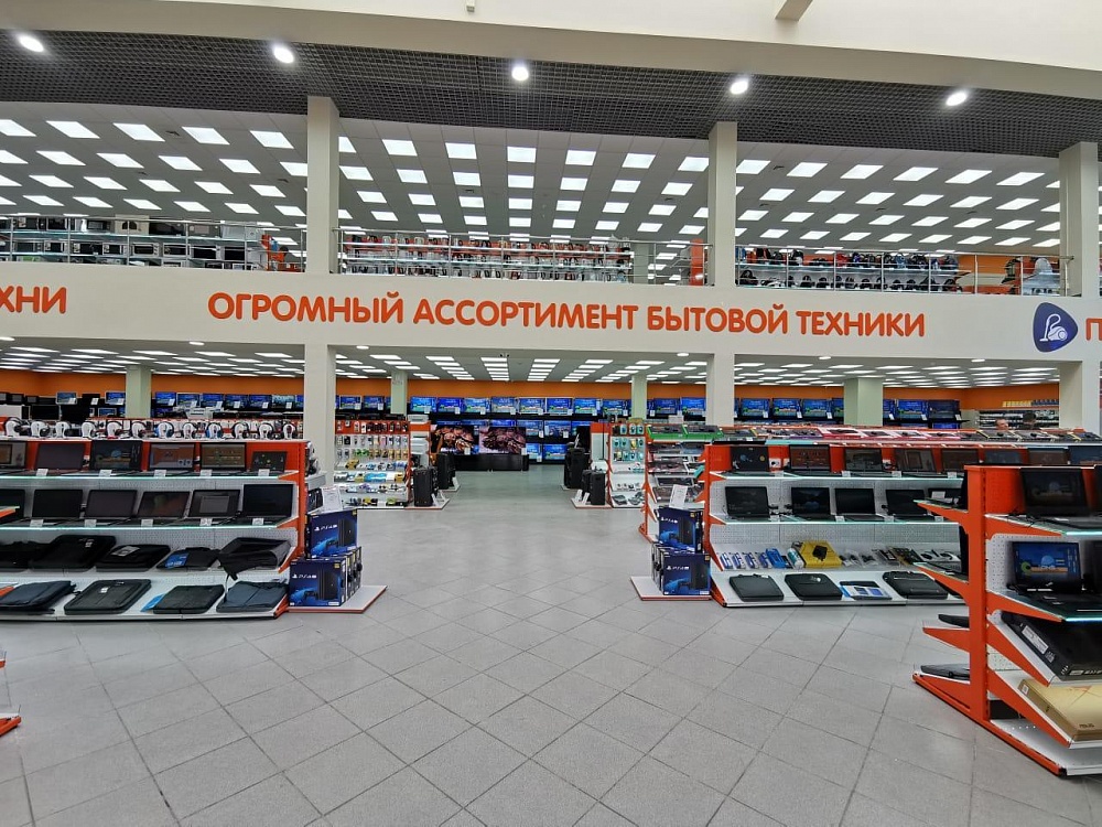 Портфолио, примеры работ, проекты компании Все для Торговли. Объект - Магазин DNS (г. Чехов - «На Симферопольском»)