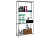  СТЕЛЛАЖ MS STANDART 185KD/70X30/4