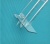 Крючок для крепления в картон прозрачный DOUBLE HOOK-TCR Крючок для крепления в картон прозрачный DOUBLE HOOK-TCR