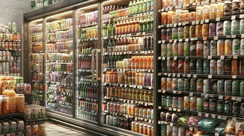 Расчет количества стеллажей для продуктового магазина