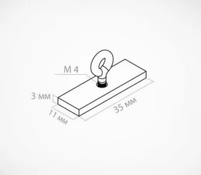  Металлическая петля для подвешивания UNI-LOOP-M
